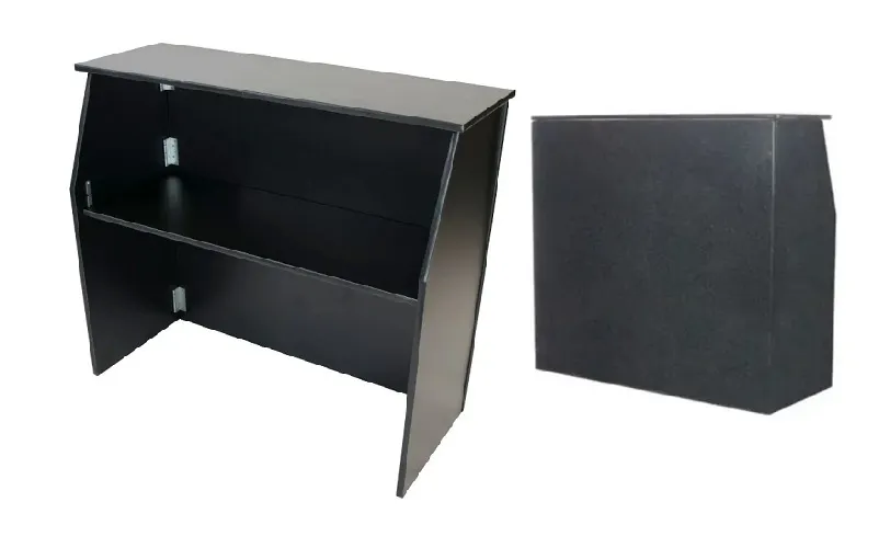 Mobile black bar with a smooth front