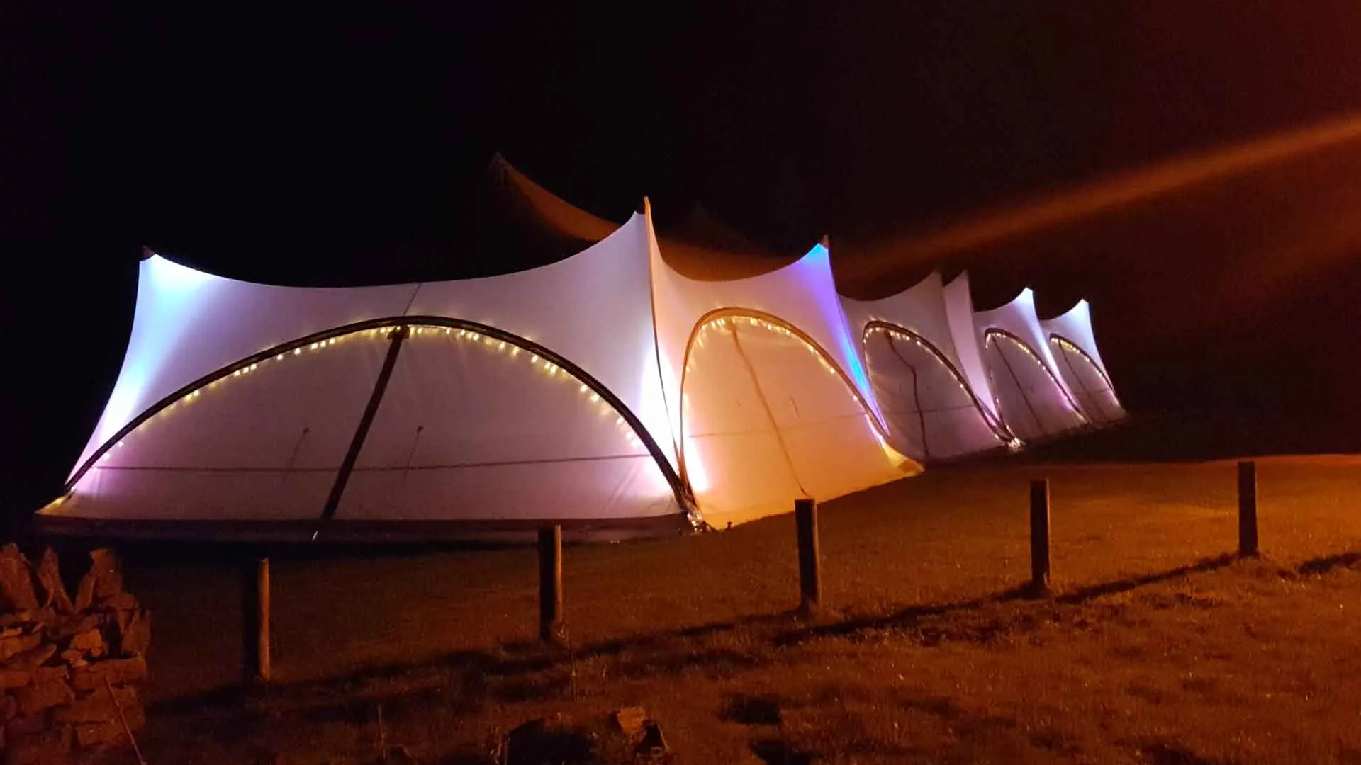Trapeze marquee at Castleton Rotary Centre