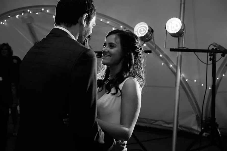 First dance at Heather and Matt’s wedding